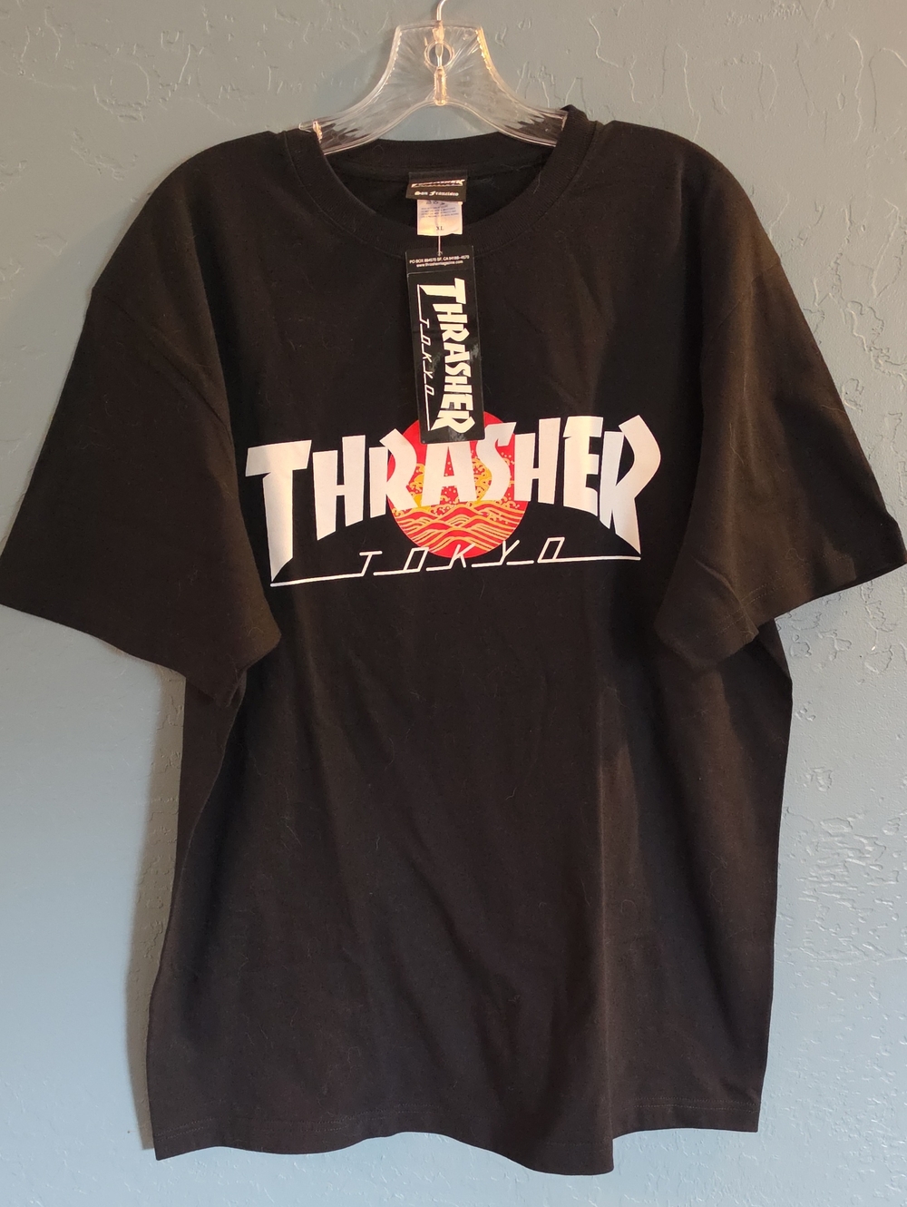 Thrasher Black Tokyo Logo Short-Sleeve Tee